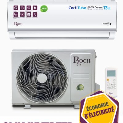 CLIMATISEUR SPLIT ROCH 12000BTU 1.5 CVINVERTER-ELECTROMENAGER-MADINA