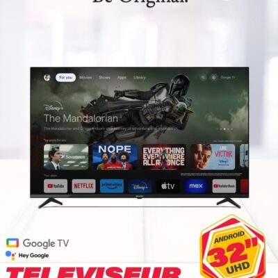 SMART TV SHARP 32 POUCES WIFI ANDROID NETFLIX YOUTUBE-MADINA É